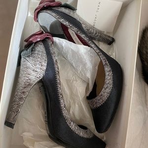 Marc Jacobs Heel with Snakeskin and a Rose